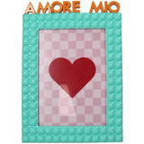 Amore Mio Polyresin Photo Frame Turquoise 13X18Cm