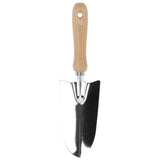 Transplanting Trowel - Wide - Galvanized Steel - Wooden Handle