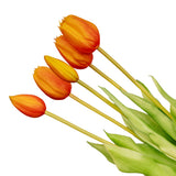 Tulip Bouquet – 5 Pieces – Various Colours – ‘Real Touch’ Artificial Tulips – 42 Cm