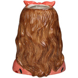 Vase Jessie Bow + 10X Real Touch Tulips Orange