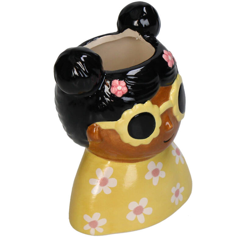 Mini Flower Pot Multi Color – Mini Jessica - ↑ 10.5 Cm - Face Head