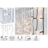 Ijspegel Verlichting - 180 Led - 6 Meter - Warm Wit - 8 Lichtfuncties