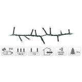 Micro Cluster 400 Led's - 8 Meter - Wit - 8 Functies + Geheugen
