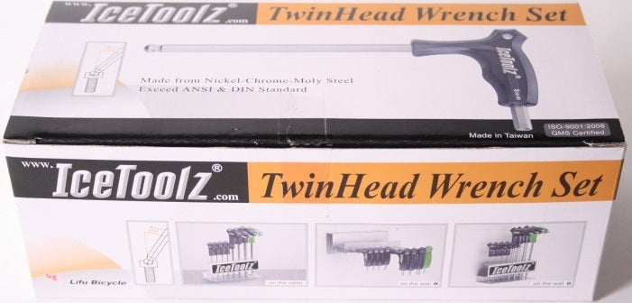 Inbussleutelset Icetoolz 7M85 "Twin Head" Met Opbergstandaard