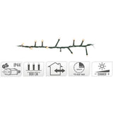 Micro Cluster 400 Led - 8M - Met Timer En Dimmer - Extra Warm Wit