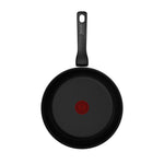Tefal Kookgerei Tefal Renew Black Koekenpan 24 Cm Zwart