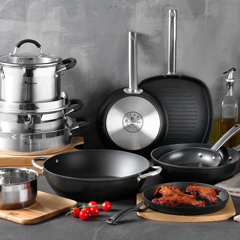 Masterpro Wokpan - Inductie - 28 X 7.2 Cm - Foodies Collection