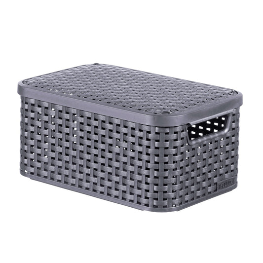 Curver Style Opbergmand Met Deksel 6L Antraciet
