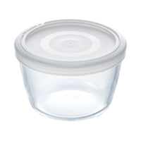 Pyrex Cook And Freeze Ronde Glazen Vershoudschaal Met Deksel 0.6L