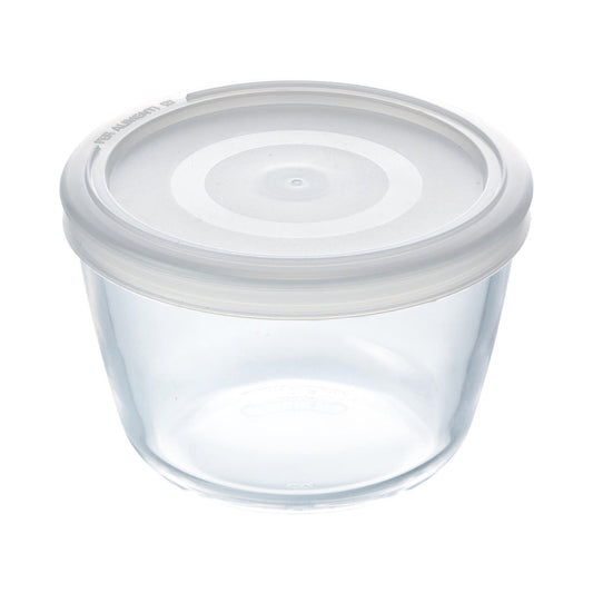 Pyrex Cook And Freeze Ronde Glazen Vershoudschaal Met Deksel 0.6L