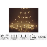 Cascadeverlichting Met Vuurvliegjeseffect - 100 Led - Warm Wit