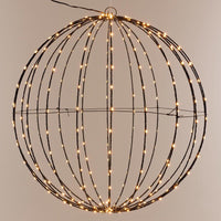 Lichtbol 240 Led - Metaal - 40 Cm - Kerstverlichting - Met Timer - Extra Warm Wit