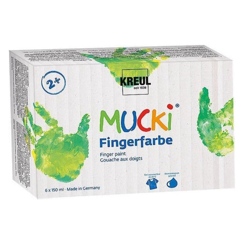 Overige Merken Kreul Mucki Vingerverf 6X150 Ml