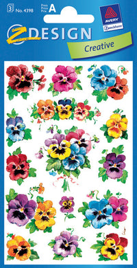 Avery Av-4398 Etiket 3 Vel Viooltjes 10 Setjes Met 3 Vel