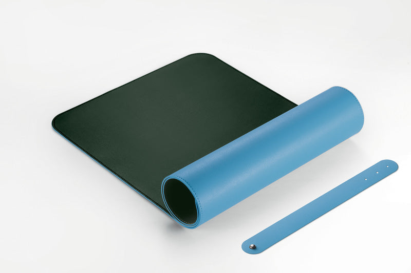 Sigel Si-Sa602 Onderlegger Oprolbaar Blauw-Groen, 800X300X2Mm Imitatieleer, Dubbelzijdig