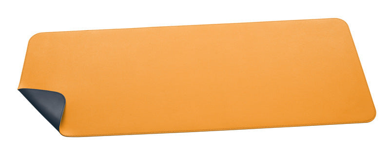 Sigel Si-Sa601 Onderlegger Oprolbaar Geel-Grijs, 800X300X2Mm Imitatieleer, Dubbelzijdig