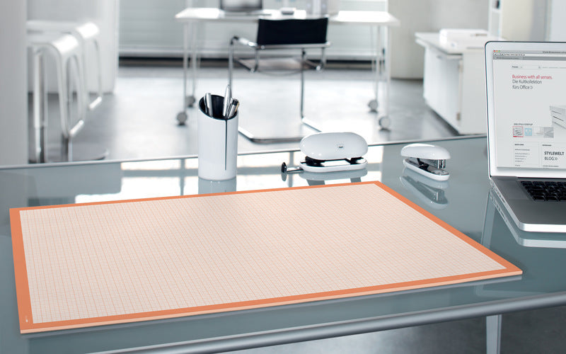 Sigel Si-Ho270 Onderleggers Millimeter Wit/Oranje, 30 Vel, 80 Grams