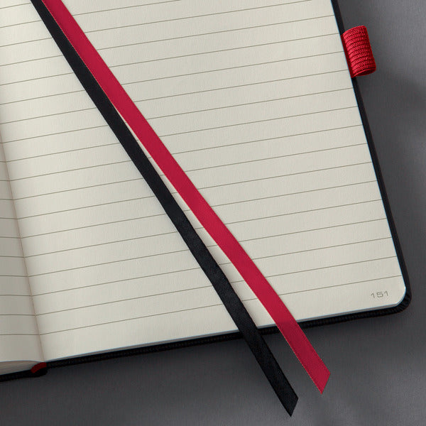 Sigel Si-Co663 Notitieboek Conceptum Red Edition Hardcover A5 Zwart Lijn
