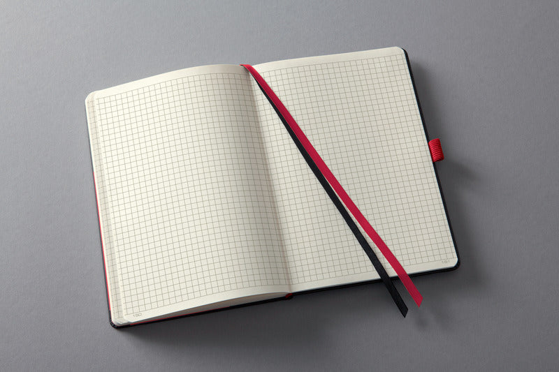 Sigel Si-Co662 Notitieboek Conceptum Red Edition Hardcover A5 Zwart Geruit