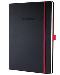Sigel Si-Co661 Notitieboek Conceptum Red Edition Hardcover A4 Zwart Lijn