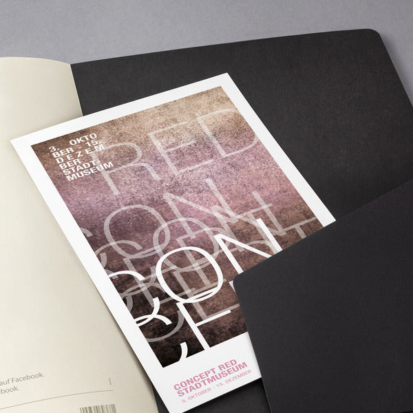 Sigel Si-Co865 Notitieboekje Conceptum Softcover A6 Zwart Gelinieerd