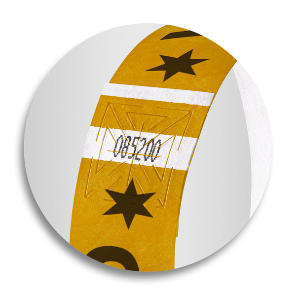 Sigel Si-Eb217 Evenementenbandjes Super Soft 255X25Mm Goud Met Vip Oprdruk 120 St