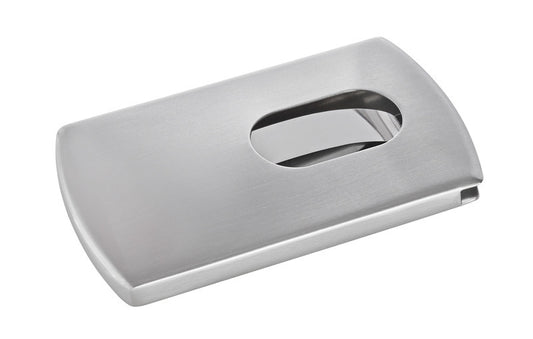 Sigel Si-Vz120 Visitekaartetui Zilver "Snap" Voor Kaarten Tot 91X57Mm