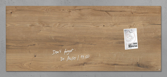 Sigel Si-Gl247 Glasmagneetbord Artverum 1300X550X15Mm Natural Wood
