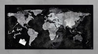 Sigel Si-Gl270 Glasmagneetbord Artverum 910X460X15Mm Wereldkaart