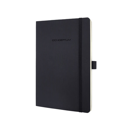 Sigel Si-Co320 Notitieboek Conceptum Pure Softcover A5 Zwart Geruit