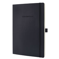 Sigel Si-Co310 Notitieboek Conceptum Pure Softcover A4 Zwart Geruit