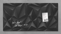 Sigel Si-Gl261 Glasmagneetbord Artverum 910X460X15Mm Black Diamond