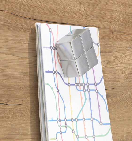 Sigel Si-Gl254 Glasmagneetbord Artverum 480X480X15Mm Natural Wood