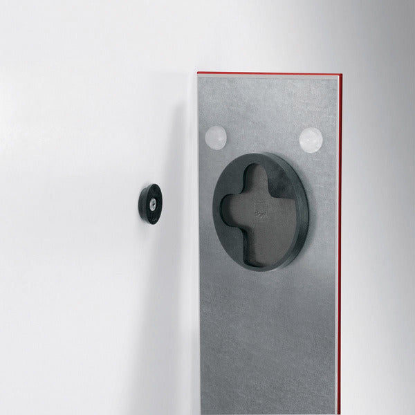 Sigel Si-Gl114 Glasmagneetbord Artverum 480X480X15Mm Rood
