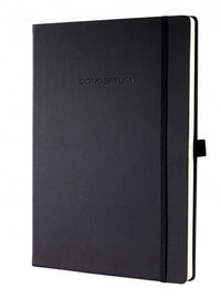 Sigel Si-Co112 Notitieboek Conceptum Pure Hardcover A4 Zwart Gelinieerd