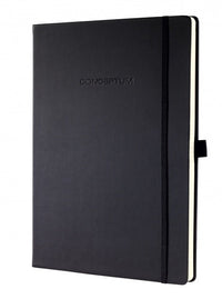 Sigel Si-Co110 Notitieboek Conceptum Pure Hardcover A4 Zwart Blanco