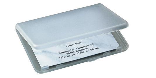 Sigel Si-Va140 Visitekaartjesetui Transparant Voor Kaarten Tot 90X55Mm