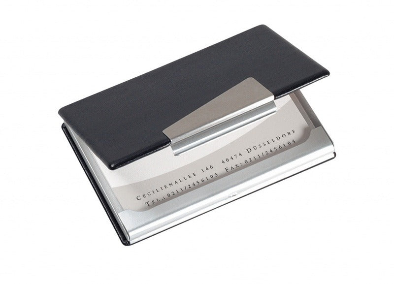 Sigel Si-Vz131 Visitekaartjesetui Aluminium Voor Kaarten Tot 90X58Mm