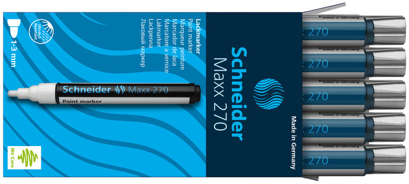 Schneider Lakmarker Maxx 270 1-3Mm Zilver 10 Stuks