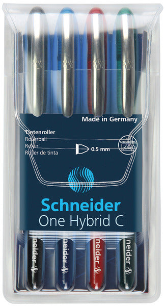 Schneider S-183294 Rollerball One Hybrid C 0,5Mm Etui 4 Stuks