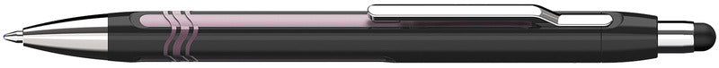 Schneider S-138704 Balpen Epsilon Touch Blauwschrijvend, Huls Zwart/Roze