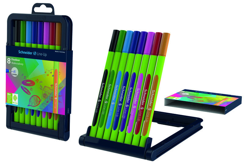 Schneider S-191098 Fineliner Line-Up 0,4Mm Asoorti 8 Stuks