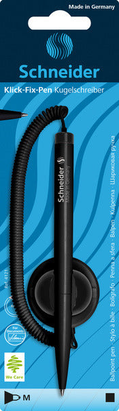 Schneider S-4121 Baliepen Klick-Fix Zwart Op Blister