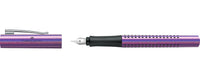 Faber Castell Fc-140843 Vulpen Faber-Castell Grip Glam F Zilver