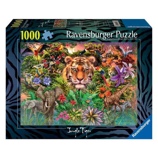 Ravensburger Puzzel Jungle Tiger 1000 Stukjes