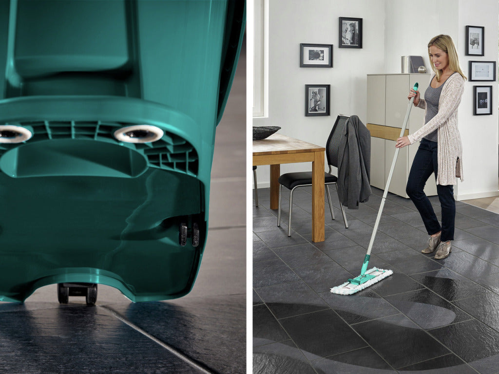 Leifheit 55167 Profi Vloerwisser Xl 42 Cm Compleet Systeem Met Wieltjes Micro Duo + Static Plus
