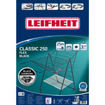 Leifheit 81472 Classic Droogrek 250 Flex 25 M Drooglengte Zwart