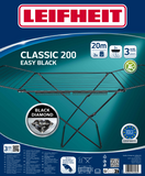 Leifheit 81696 Classic 200 Easy Droogrek Zwart