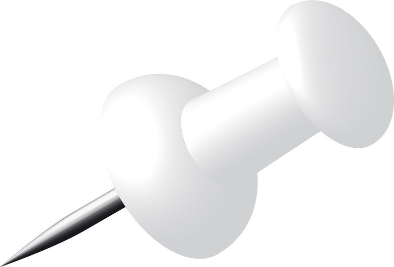 Alco Al-662-10 Pushpins Doosje A 40 Stuks Wit