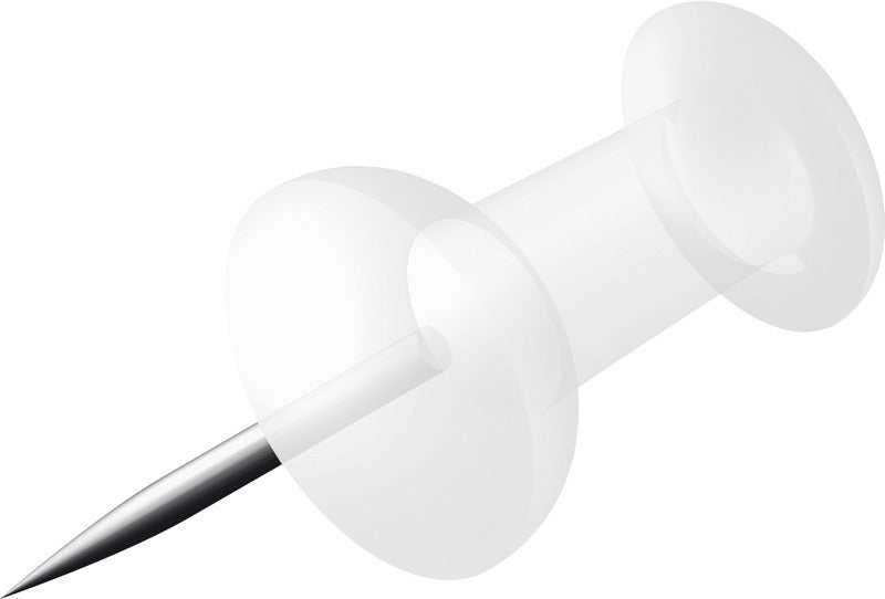 Alco Al-662-22 Pushpins Doosje A 40 Stuks Transparant